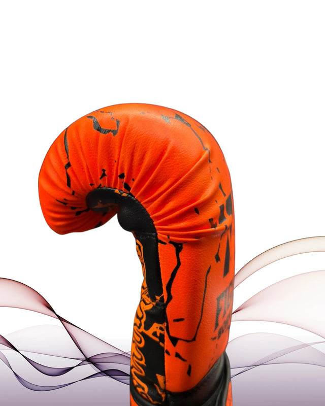 Spall Boxing Gloves for Training, Sparring & Fighting – Premium PU Leather Punching Gloves for Men & Women – Available in White, Orange, Blue & Black