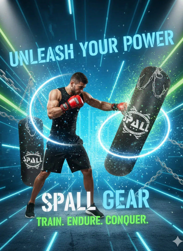 Spall Punching Bag for Boxing Training Muay Thai MMA Kickboxing Heavy Duty Hanging Bag