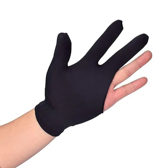 Professional 3 Finger Billiard Glove – Smooth Cue Control for Left/Right Hand