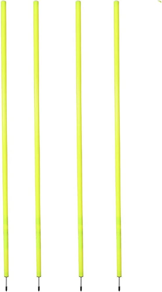 Agility Slalom Poles for Football Training Foldable Unisex Adults- Set of 4 (5 ft x 25 mm)