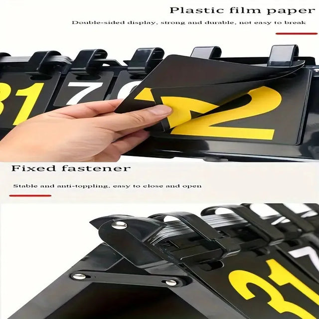 Multi-Function Scoreboard – Manual, No Plug Required, Portable Sports Score Tracker