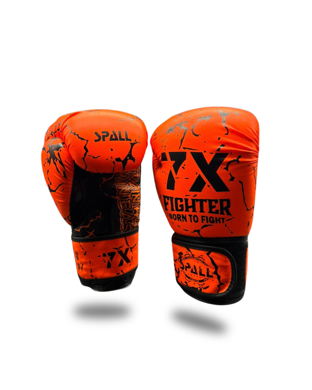 Spall Boxing Gloves for Training, Sparring & Fighting – Premium PU Leather Punching Gloves for Men & Women – Available in White, Orange, Blue & Black