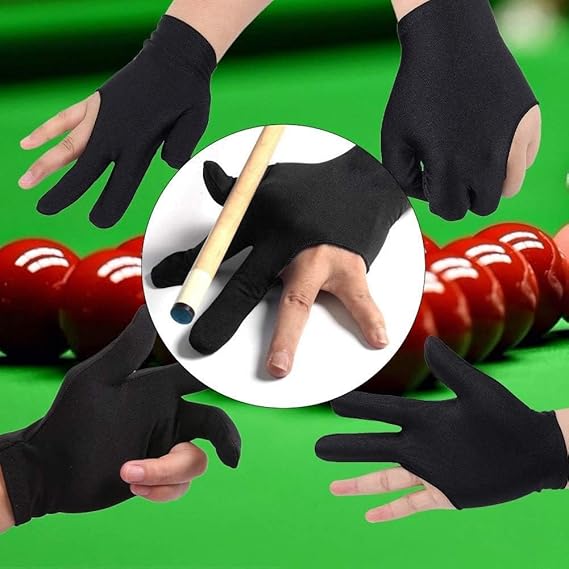 Professional 3 Finger Billiard Glove – Smooth Cue Control for Left/Right Hand