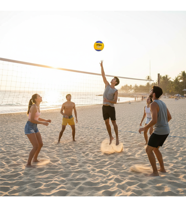 SPALL Handmade Volleyball | Premium Quality Training & Match Ball | Soft Touch, Durable Grip for Indoor & Outdoor Play