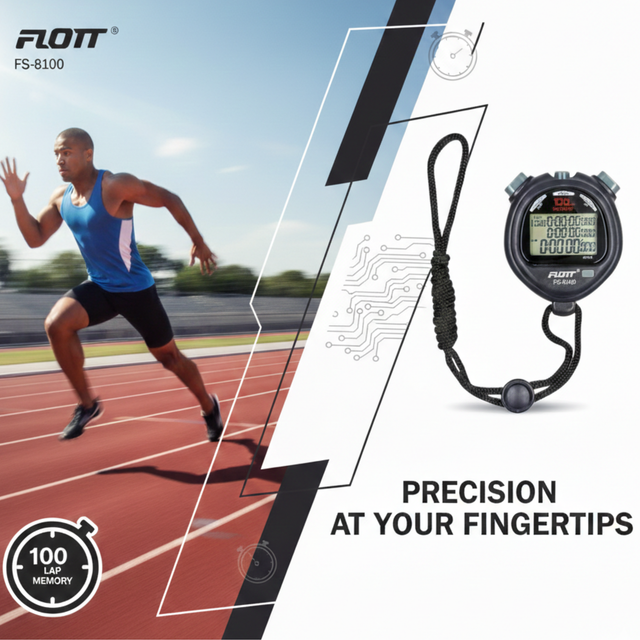 Digital Sports Stop Watch – High Accuracy Timer with Lap Function, Large Display & Durable Design | Premium Quality Stopwatch for Gym, Running, Training & Coaching