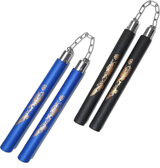 Foam Nunchucks for Kids and Beginners – Safe Martial Arts Training Sticks with Chain – Lightweight Sponge Karate Practice Equipment