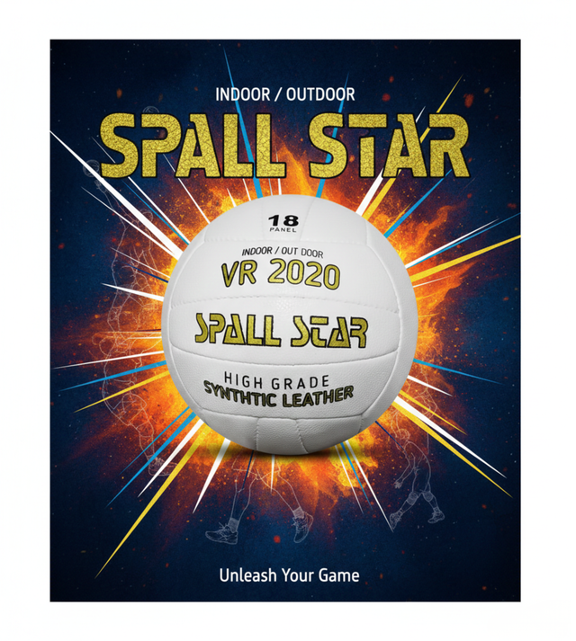SPALL Handmade Volleyball – Premium Quality Training & Match Ball for Indoor and Outdoor Play