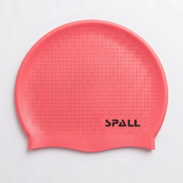 spall Premium Silicone Swimming Cap for Men Women Adults & Kids, Waterproof Swim Cap, Stretchable Anti-Slip Long Hair & Short Hair Swim Hat for Pool Training Fitness Competition