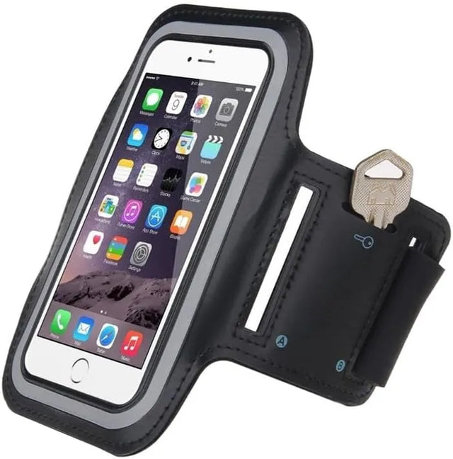 Mens Cross Body Bag Sports Running Arm Band Cell Phone Holder Pouch Case | Ideal for All Surfaces, Kids & Adults | Match-Ready | Includes Pump & Needle | Durable & Long-Lasting Performance