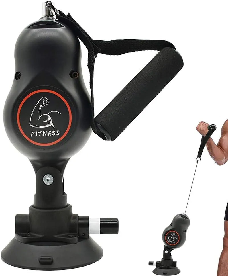 Pull Rope Resistance Machine, Resistance Bands with Handles & Suction Cups, Rope Exercise Equipment with 3 Weights Level for Men Women Home Gym | Ideal for All Surfaces, Kids & Adults | Match-Ready