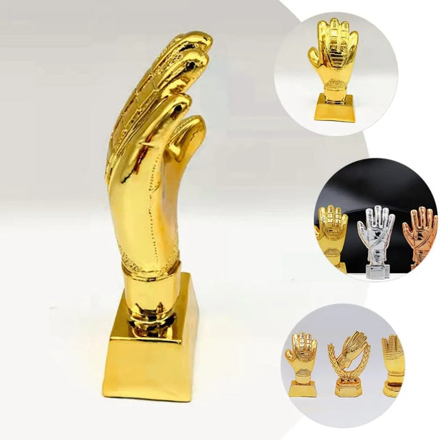 Decorative Trophy Decor Goalkeeper Glove Trophy Exquisite Award Trophy Soccer HX5318-A2 | Ideal for All Surfaces, Kids & Adults | Match-Ready | Includes Pump & Needle | Durable & Long-Lasting Performance