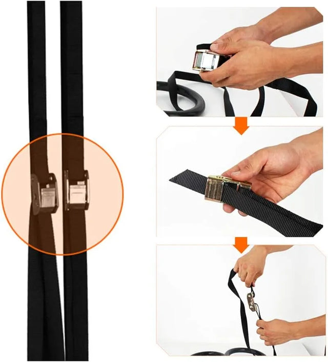 Olympic Gymnastics Rings with Adjustable Buckle Straps | Heavy-Duty Fitness Rings for Home Gym, Pull-Ups, Muscle Lifting, Strength & Bodyweight Training | Ideal for All Surfaces, Kids & Adults