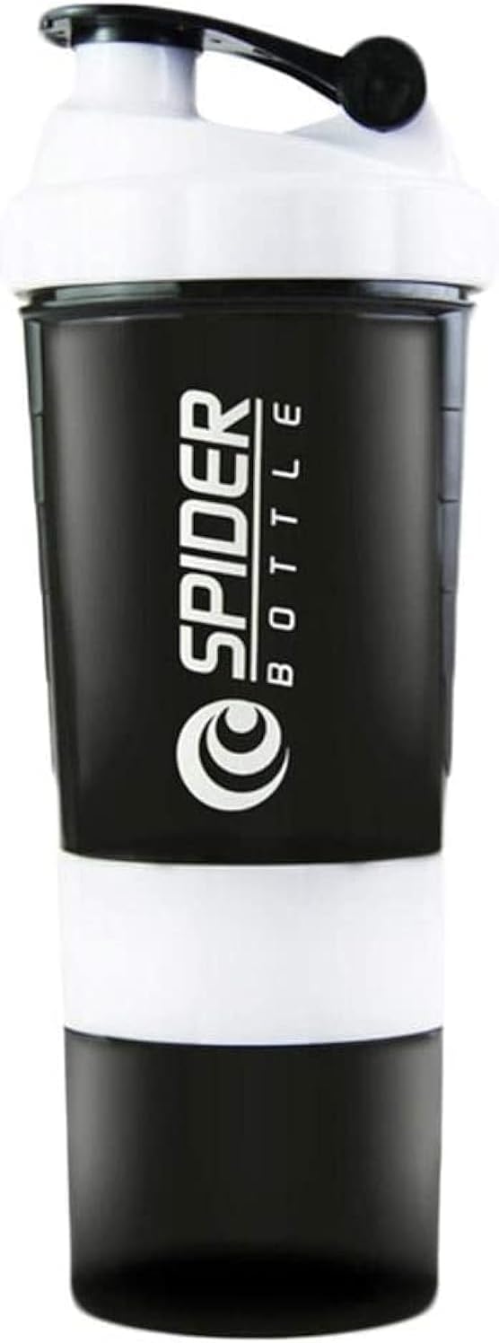Plastic Protein Powder Shaker Cup, Portable And Leak-Proof Water Bottle with a Mixing Spring, Suitable for Gym Workouts, Outdoor Fitness, And Christmas Gifts | Ideal for All Surfaces, Kids & Adults