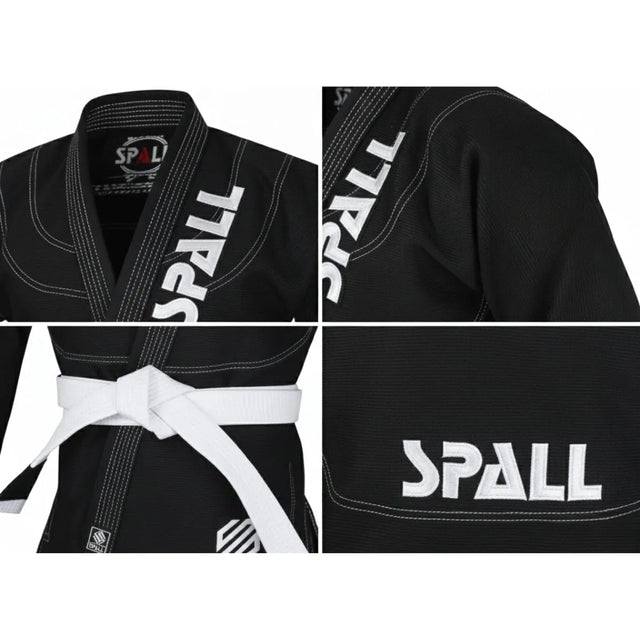 Spall Jiu Jitsu Suit BJJ Gi Durable Lightweight Training Uniform for Men Women Kids