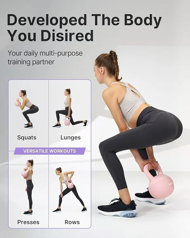 Soft Kettlebell 6KG,5KG,4KG – Sand-Filled, Impact-Resistant Training Weight