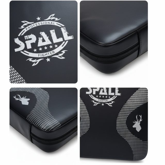 SPALL Shield Mitt Boxing Strike Pad – Premium Training Shield for MMA, Muay Thai, Kickboxing & Martial Arts – Heavy Duty Punch Kick Pad for Gym & Home Workouts