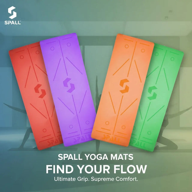 Spall Yoga Mat Non Slip Fitness Exercise Mat for Home Gym Workout