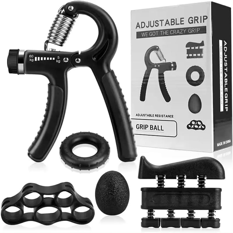 6-Piece Hand Grip Trainer Set 18 x 16 x 8cm 18 x 16 x 8cm | Ideal for All Surfaces, Kids & Adults | Match-Ready | Includes Pump & Needle | Durable & Long-Lasting Performance