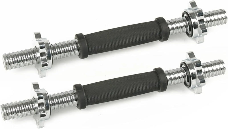 Dumbbell Rubber Handles Chrome Handles, 14-Inch Adjustable Dumbbell Bar Handles bullet points 21615 | Ideal for All Surfaces, Kids & Adults | Match-Ready | Includes Pump & Needle | Durable & Long-Lasting Performance