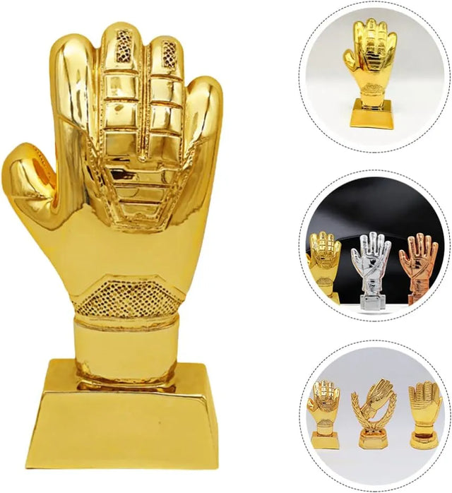 Decorative Trophy Decor Goalkeeper Glove Trophy Exquisite Award Trophy Soccer HX5318-A2 | Ideal for All Surfaces, Kids & Adults | Match-Ready | Includes Pump & Needle | Durable & Long-Lasting Performance