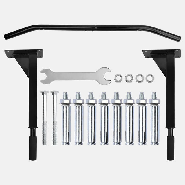 Wall Mounted Pull Up Bar, Strength Training Chin Up Bar, Heavy Duty Pull-UP Bars, Multifunctional Fitness Bar Body Workout Bar for Home Gym Exercise Equipment | Ideal for All Surfaces, Kids & Adults