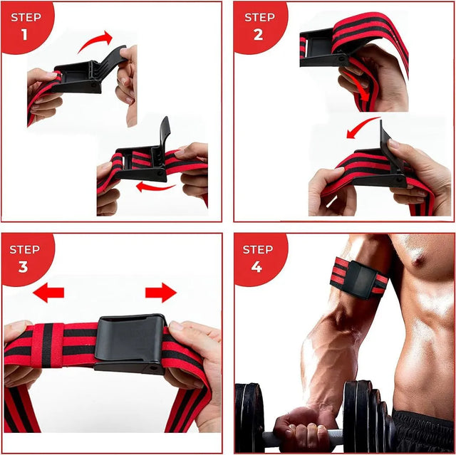 Premium Blood Flow Restriction Bands for Women - Enhance Glutes & Thighs, Perfect for Squats & Occlusion Training, Ideal Fabric Resistance Bands for Effective Workouts | Ideal for All Surfaces, Kids & Adults