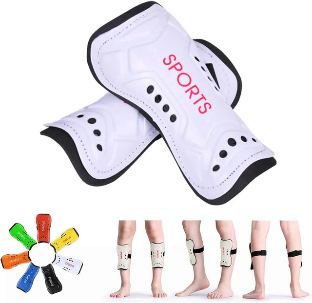 Soccer Shin Guards with Calf Sleeves, Youth Protection Equipment, Boys Girls Kids | Ideal for All Surfaces, Kids & Adults | Match-Ready | Includes Pump & Needle | Durable & Long-Lasting Performance
