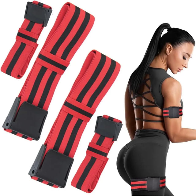 Premium Blood Flow Restriction Bands for Women - Enhance Glutes & Thighs, Perfect for Squats & Occlusion Training, Ideal Fabric Resistance Bands for Effective Workouts | Ideal for All Surfaces, Kids & Adults