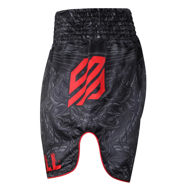 Muay Thai Shorts Black For Professionals And Beginners (SI-3258) | Ideal for All Surfaces, Kids & Adults | Match-Ready | Includes Pump & Needle | Durable & Long-Lasting Performance