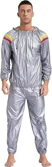 Spall Unisex Sauna Suit for Men & Women | Sweat Suit for Weight Loss, Fitness Training & Gym Workout | Waterproof Sweat Sauna Jacket & Pants Set
