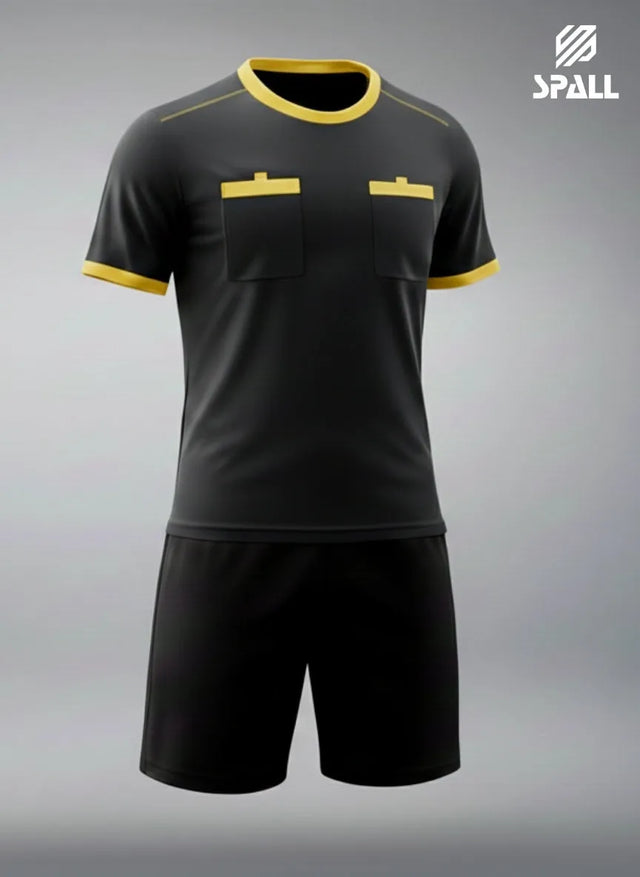 Spall Referee Suit for Football Match | Lightweight Breathable Sports Referee Uniform Set