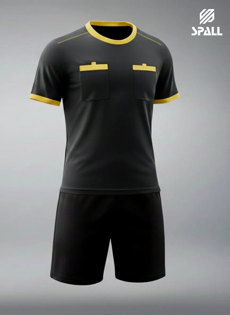 Spall Referee Suit for Football Match | Lightweight Breathable Sports Referee Uniform Set