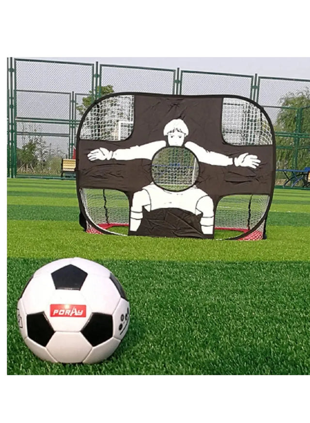2 in 1 Soccer Goal for Kids Pop Up Kids Soccer Net Soccer Target with Carry Bag Perfect for Backyard Indoor Outdoor Sports and Practice | Ideal for All Surfaces, Kids & Adults | Match-Ready