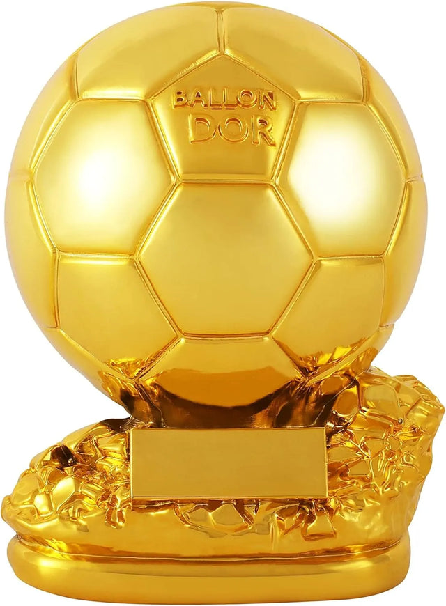 Ballon d'Or Trophy Replica ? Premium Golden Football Award 5516-B-1420 | Ideal for All Surfaces, Kids & Adults | Match-Ready | Includes Pump & Needle | Durable & Long-Lasting Performance