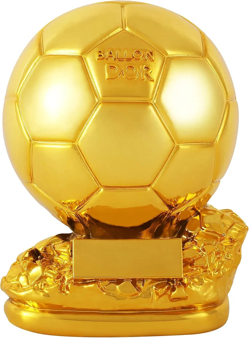 Ballon d'Or Trophy Replica ? Premium Golden Football Award 5516-B-1420 | Ideal for All Surfaces, Kids & Adults | Match-Ready | Includes Pump & Needle | Durable & Long-Lasting Performance