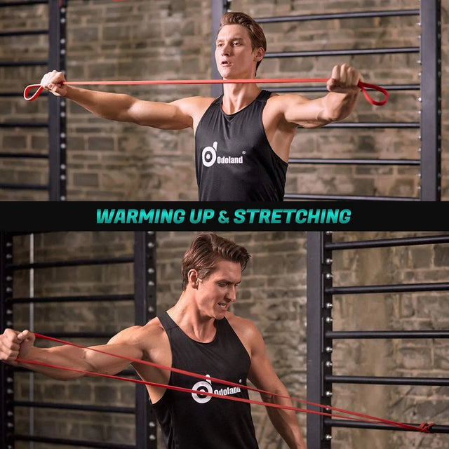 Pull Up Assist Bands, Exercise Resistance Stretch Bands for Mobility, Powerlifting, Resistance Training, Physical Therapy and Home Workout | Ideal for All Surfaces, Kids & Adults | Match-Ready