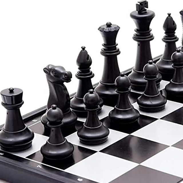 Magnetic Chess Board Set, Folding Travel Chess Game with Portable Storage, Durable ABS Material | Ideal for All Surfaces, Kids & Adults | Match-Ready | Includes Pump & Needle | Durable & Long-Lasting Performance