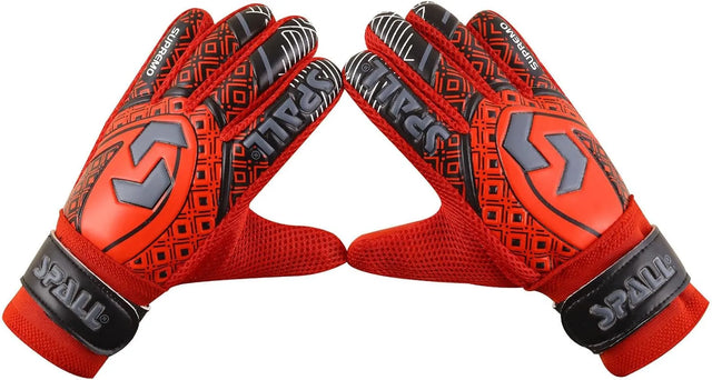 Goalkeeper Gloves Strong Grip with Finger Spine Double Wrist Protection Prevent Injuries for The Toughest Saves Goalie Training Gloves for Youth & Adult | Ideal for All Surfaces, Kids & Adults