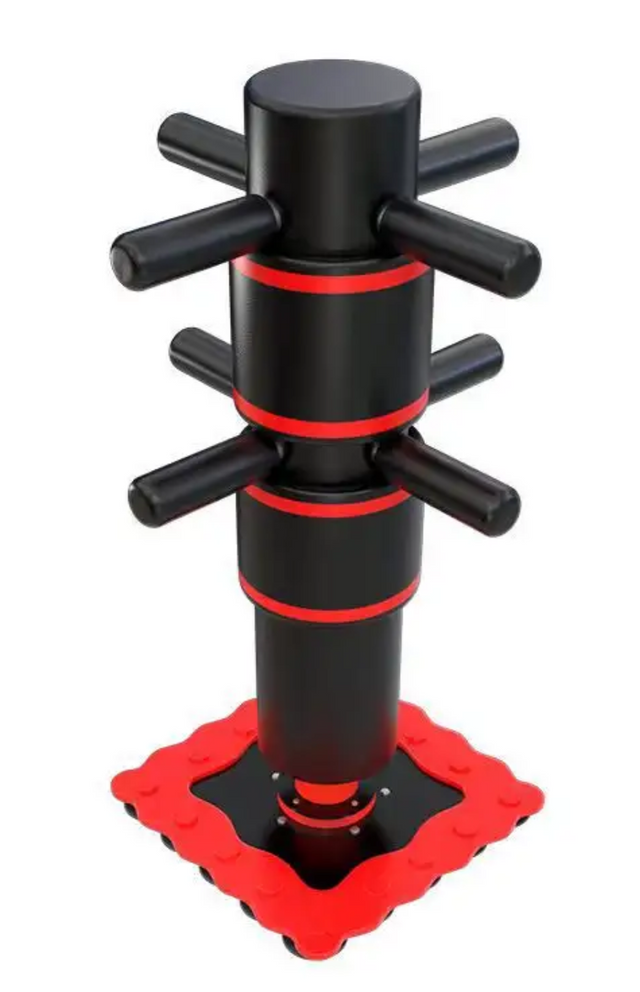 Vertical Boxing Sandbag Dual-Use Wing Chun Rotating Wooden Dummy for Kung fu Wushu 231240