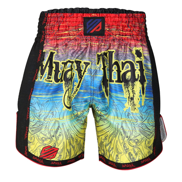 Muay Thai Shorts Multicolor For Professionals And Beginners (SI-3259) | Ideal for All Surfaces, Kids & Adults | Match-Ready | Includes Pump & Needle | Durable & Long-Lasting Performance