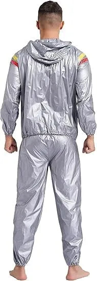 Spall Unisex Sauna Suit for Men & Women | Sweat Suit for Weight Loss, Fitness Training & Gym Workout | Waterproof Sweat Sauna Jacket & Pants Set
