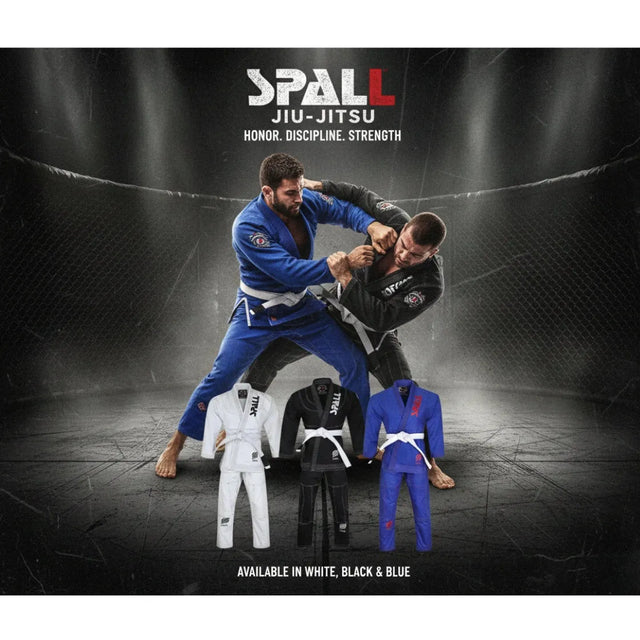 Spall Jiu Jitsu Suit BJJ Gi Durable Lightweight Training Uniform for Men Women Kids