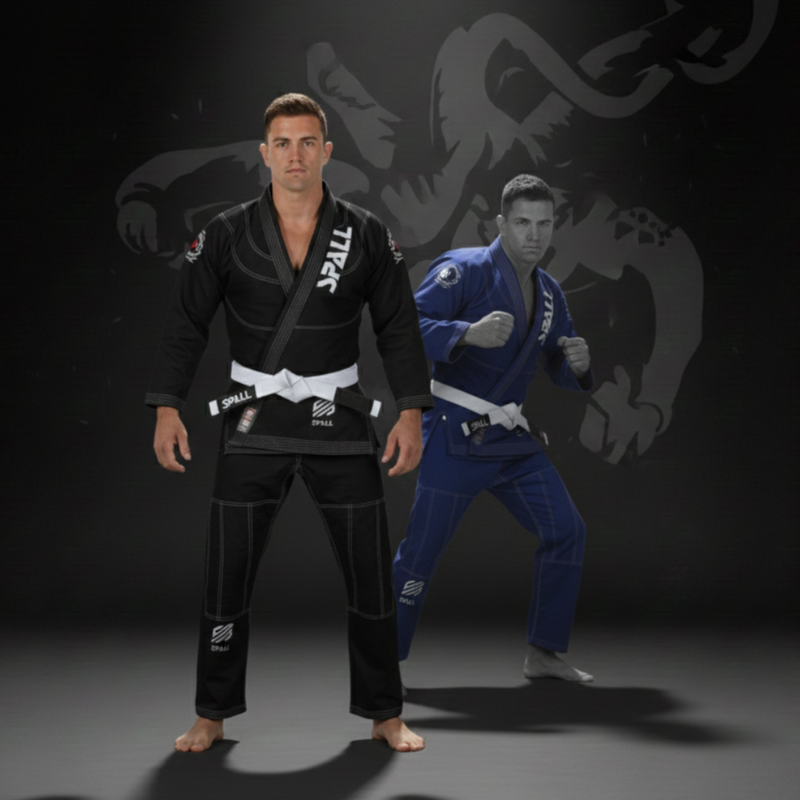 Spall Jiu Jitsu Suit BJJ Gi Durable Lightweight Training Uniform for Men Women Kids