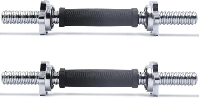 Dumbbell Rubber Handles Chrome Handles, 14-Inch Adjustable Dumbbell Bar Handles bullet points 21615 | Ideal for All Surfaces, Kids & Adults | Match-Ready | Includes Pump & Needle | Durable & Long-Lasting Performance
