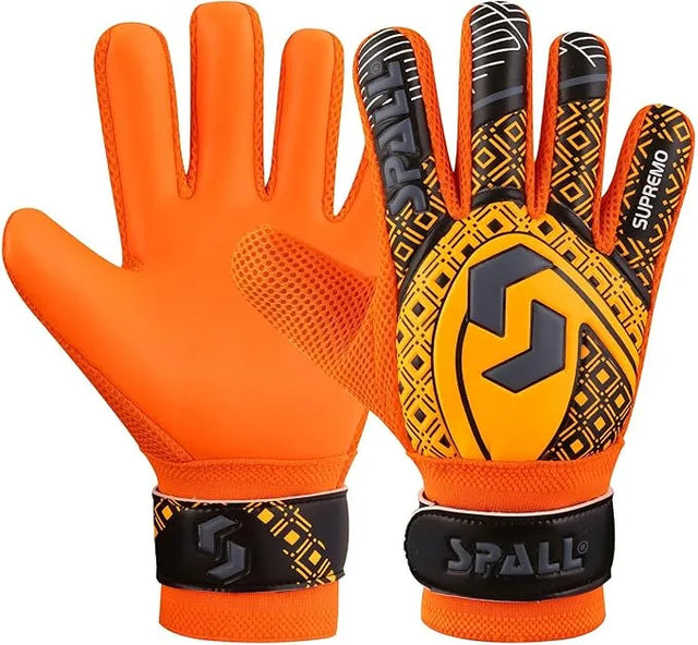 Goalkeeper Gloves Strong Grip with Finger Spine Double Wrist Protection Prevent Injuries for The Toughest Saves Goalie Training Gloves for Youth & Adult | Ideal for All Surfaces, Kids & Adults