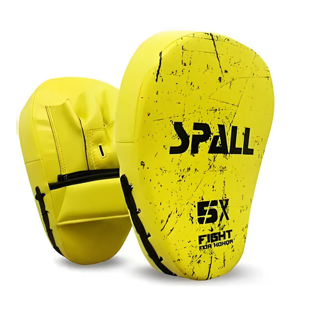 Spall Focus Pads Hook Jab Mitts Boxing Pads Hand Target Gloves Training For MMA Kick Boxing Pads Muay Thai Training Martial Arts Punch Mitts For Kids Men And Women | Ideal for All Surfaces, Kids & Adults