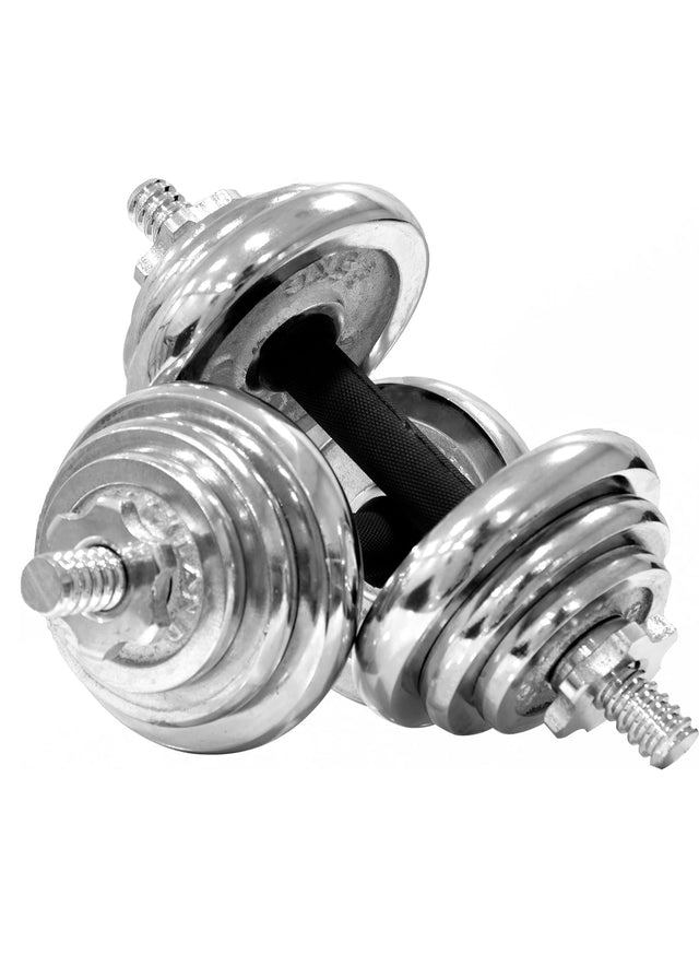 20KG Dumbbell Set Adjustable With Box 18-Piece 9210 | Ideal for All Surfaces, Kids & Adults | Match-Ready | Includes Pump & Needle | Durable & Long-Lasting Performance