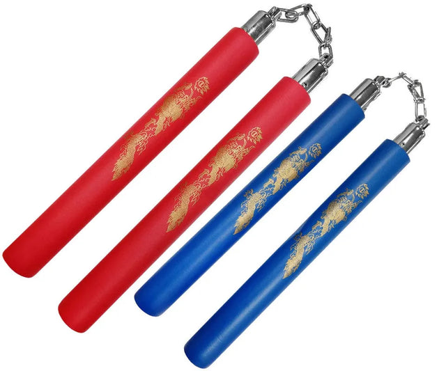 Foam Nunchucks for Kids and Beginners – Safe Martial Arts Training Sticks with Chain – Lightweight Sponge Karate Practice Equipment