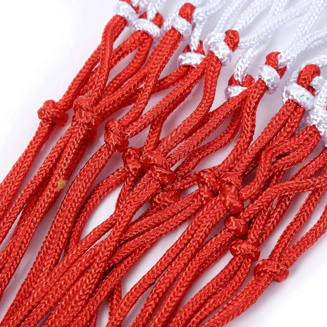 Durable Basketball Net ? 12 Loops Heavy-Duty Replacement Net for Indoor & Outdoor Hoops | Ideal for All Surfaces, Kids & Adults | Match-Ready | Includes Pump & Needle | Durable & Long-Lasting Performance