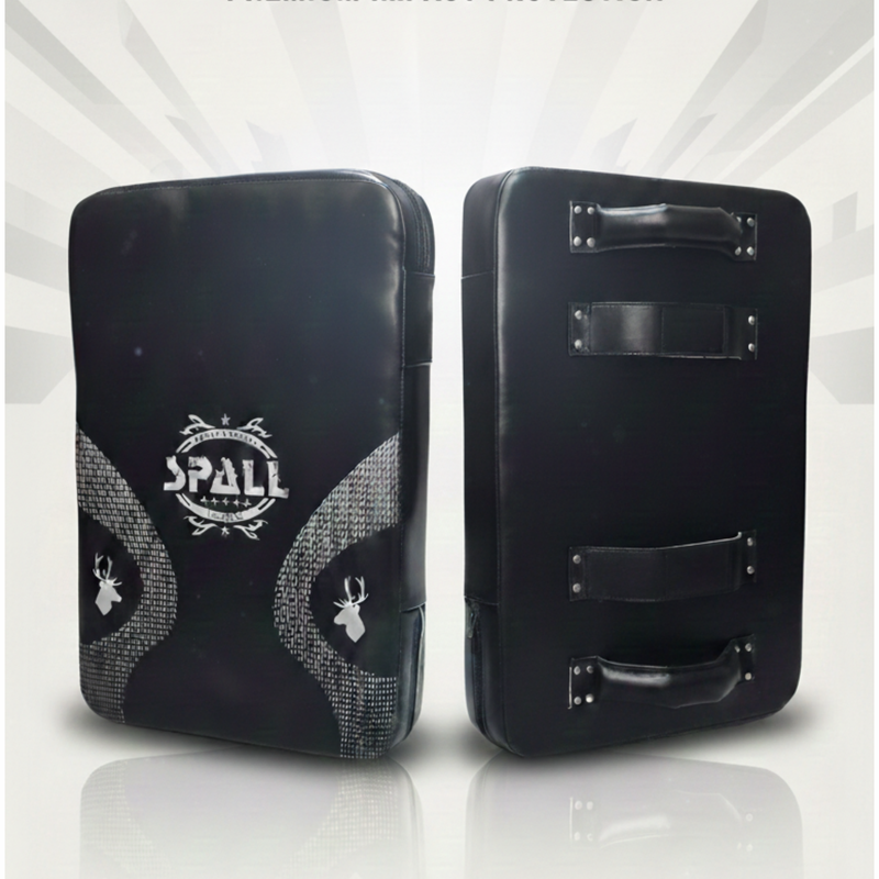 SPALL Shield Mitt Boxing Strike Pad – Premium Training Shield for MMA, Muay Thai, Kickboxing & Martial Arts – Heavy Duty Punch Kick Pad for Gym & Home Workouts